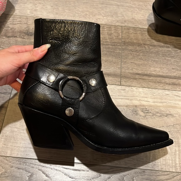 ANINE Bing Leather Harness Boot - Picture 2 of 9